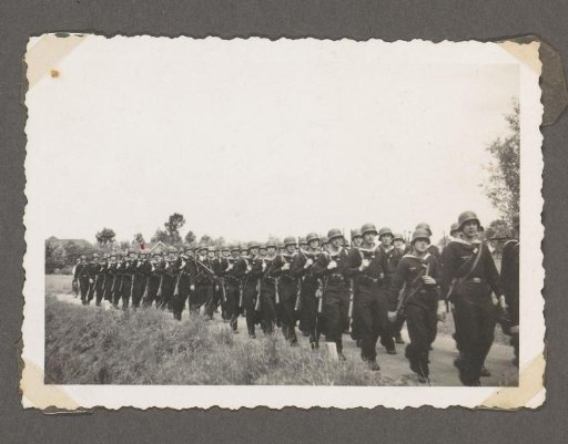 Marching soldiers