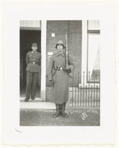 Wehrmacht Soldier on Guard