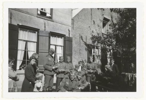 Wehrmacht Soldiers Peeling Potatoes