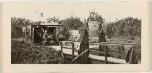 Two Wehrmacht soldiers at a stall