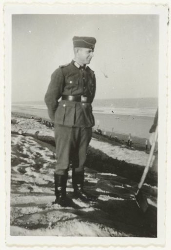 Wehrmacht soldier at the beach