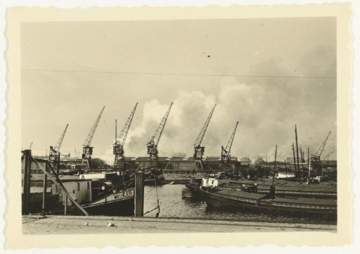 Rotterdam harbour on 15 May 1940