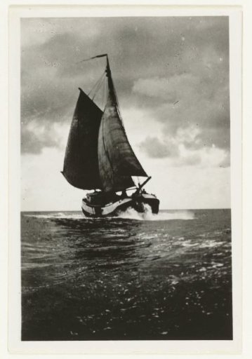 Sailing ship at sea