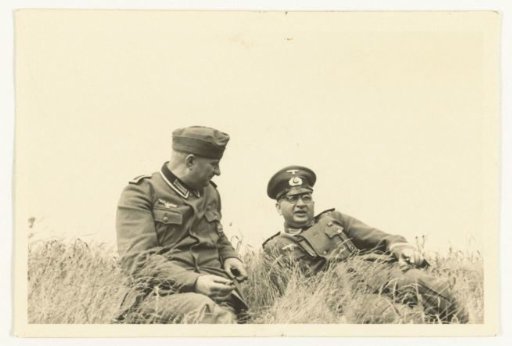 Wehrmacht soldiers resting