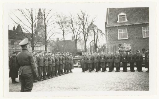 Wehrmacht soldiers on parade