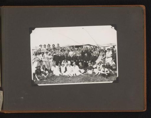 Group photo of summer festival 1934