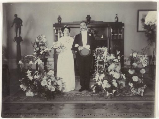 The couple Letterie in their home