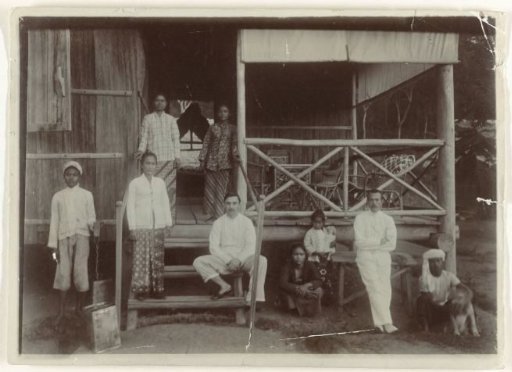 Residence of the neighbor of Mr. Letterie at Bangko