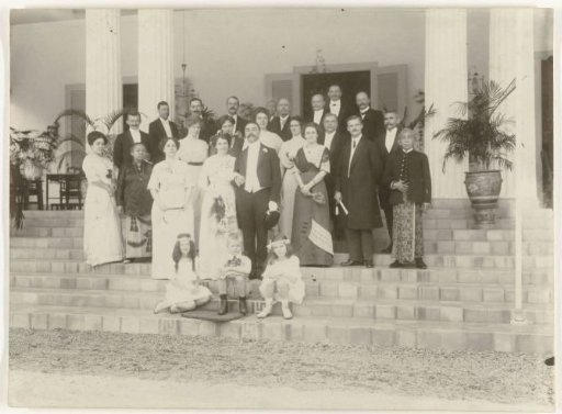 Wedding photograph of the married couple Letterie