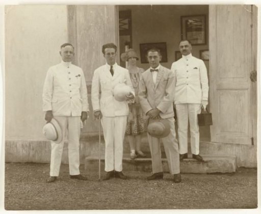 Reception of the Belgian Crown Prince Leopold