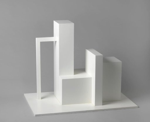 Model for a Building on the Construction Site at Leiderdorp