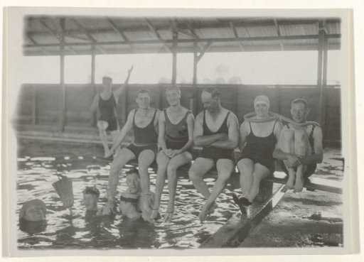 Sunday morning at the swimming pool