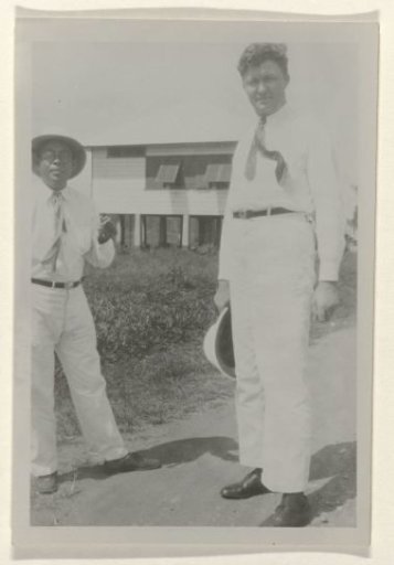 Two men in Moengo