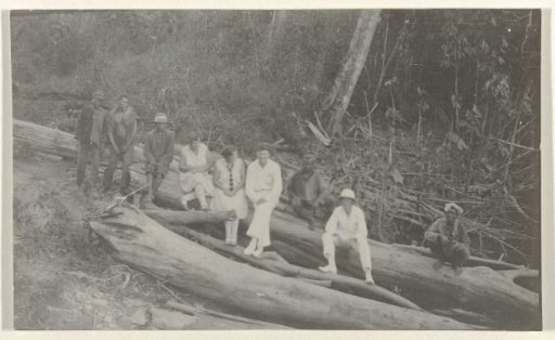 Group portrait near Moengo