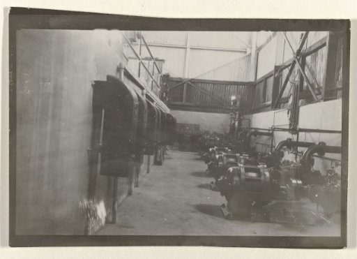 Water pumps in the power station in Moengo