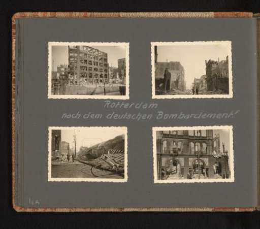 Rotterdam after the German Bombardment!