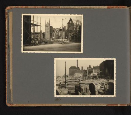 War damage in Rotterdam
