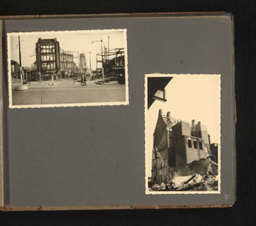 War damage in Rotterdam