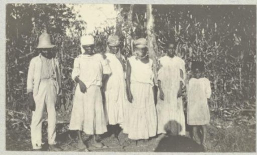 Family at Petit Goâve in Haiti