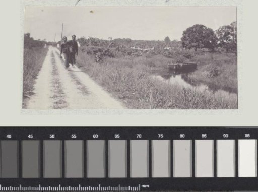 Two Javanese men on a road