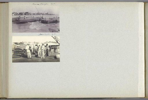 Album page with two photographs