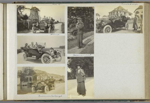 Album page with six photographs