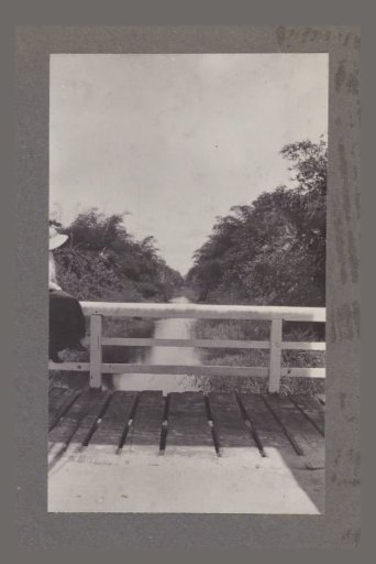 Maria Gonggrijp on a bridge