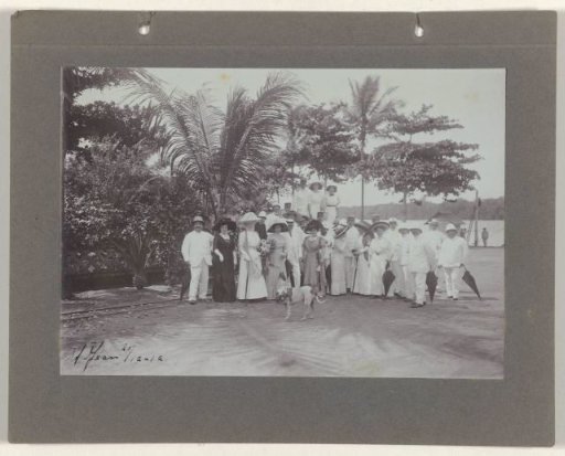 Group Posing by the River in Saint Jean