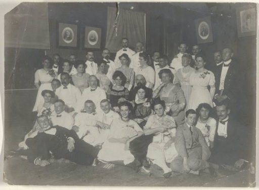 Festive Group in Suriname, Including Maria Gonggrijp ("Poppie")