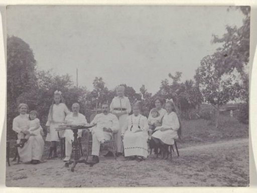 Gonggrijp Family with Friends on Plantation Clevia