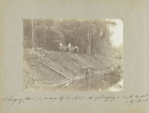 Embankment (Dam) in Swamp near Mäabo