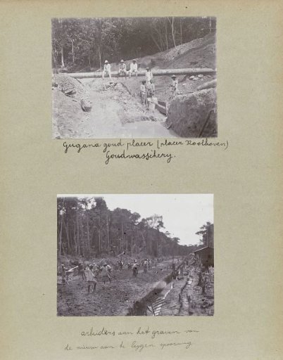 Gugana Gold Placer / Workers Digging
