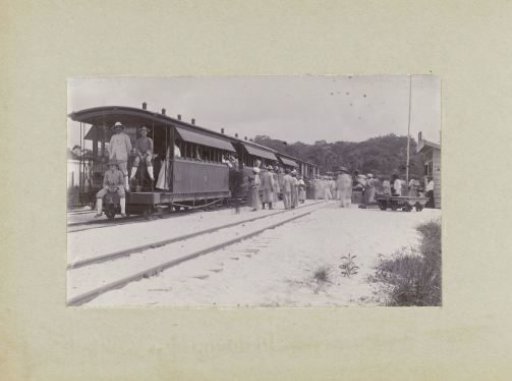 Train at Small Station