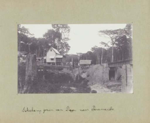 Sikakamp Viewed from Dam towards Paramaribo