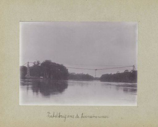 Cable Bridge over the Suriname River