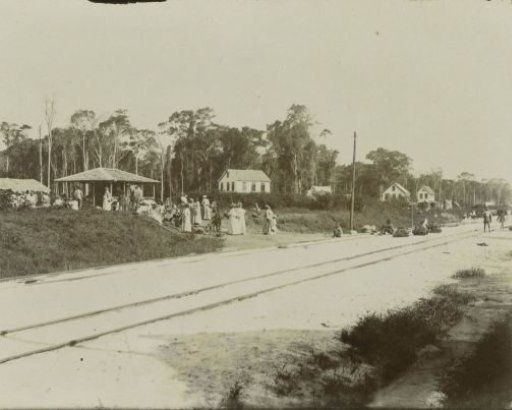 Celebration on the occasion of the railway line