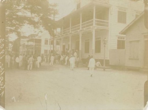 Street scene in Paramaribo