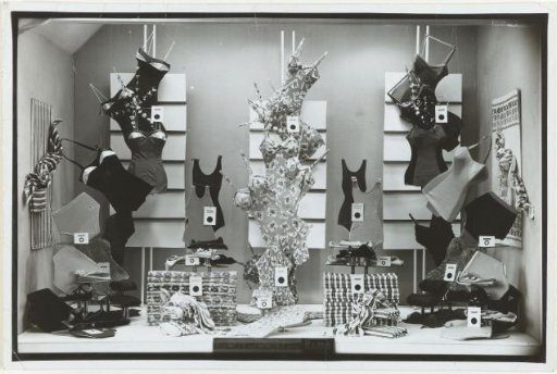 Hema shop window with swimwear