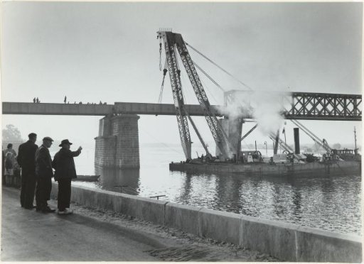 Work on a bridge