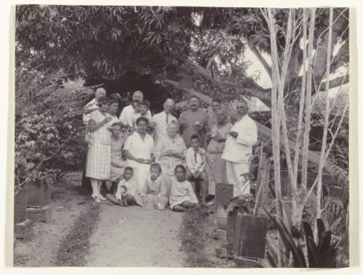 Group Portrait of the Brouwers Family on the Accaribo Plantation, Suriname