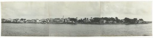 Panorama of the Waterfront of Paramaribo