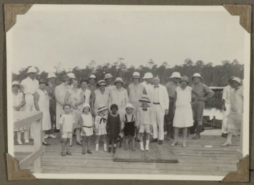 Group photo at the tennis club