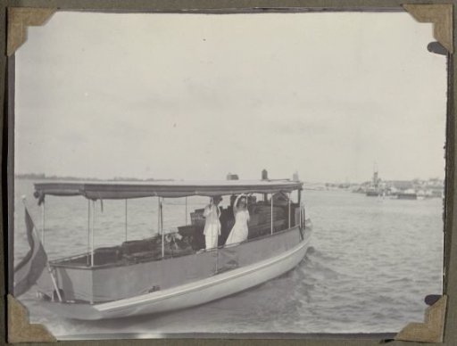 Mr. and Mrs. Jetten on a river boat