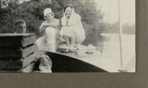 Mr. and Mrs. Jetten with guests on a river boat