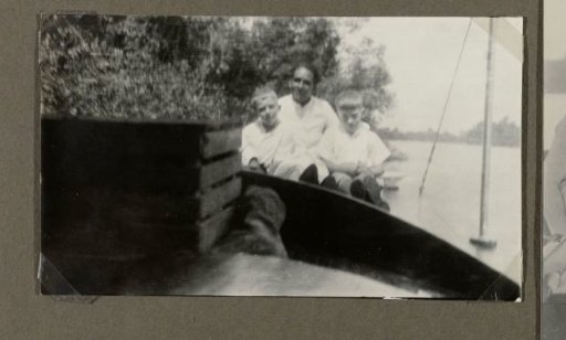 Mr. and Mrs. Jetten with guests on a river boat