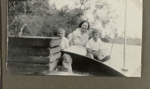 Mr. and Mrs. Jetten with guests on a river boat
