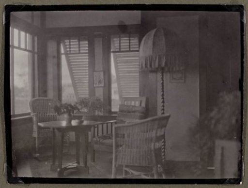 Living room in the house of Mr. and Mrs. Jetten