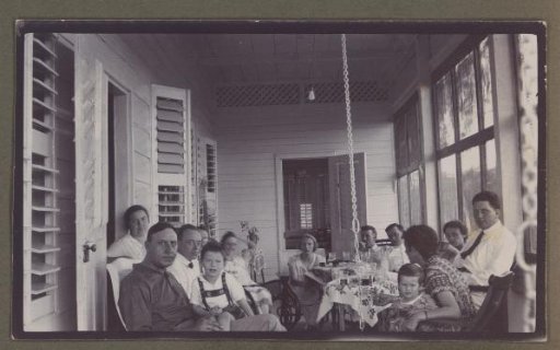 Group photograph of several families
