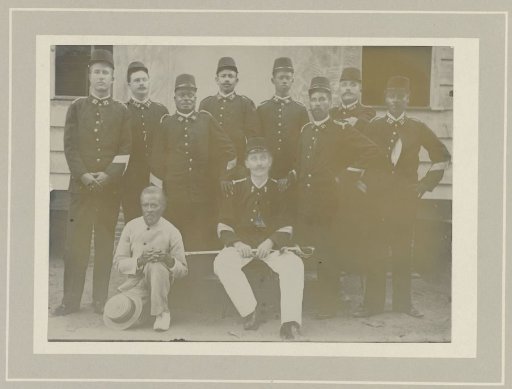 Group of Firefighters or Police Officers