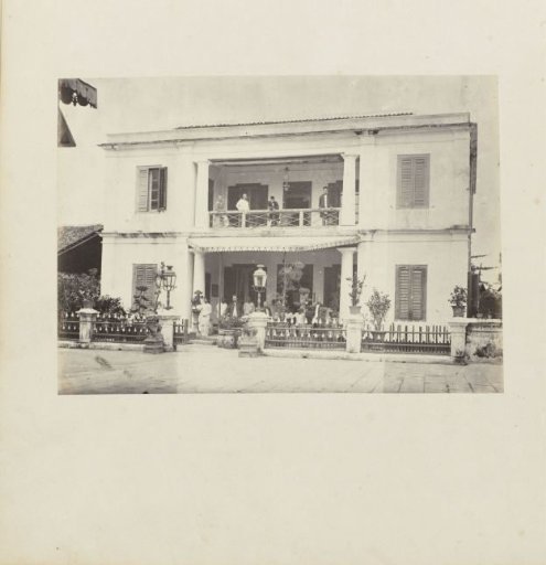 East facade of Chinese house in Semarang